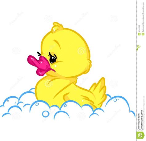Baby Ducklings Toy Character Cartoon Illustration Stock