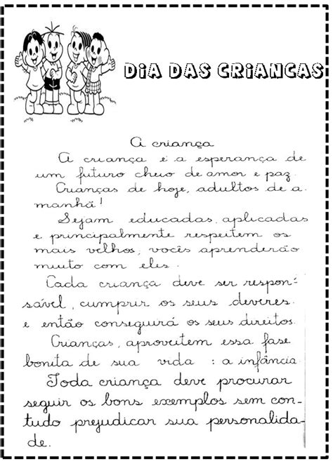 Texto Sobre O Dia Das Crianças Educação E Transformação