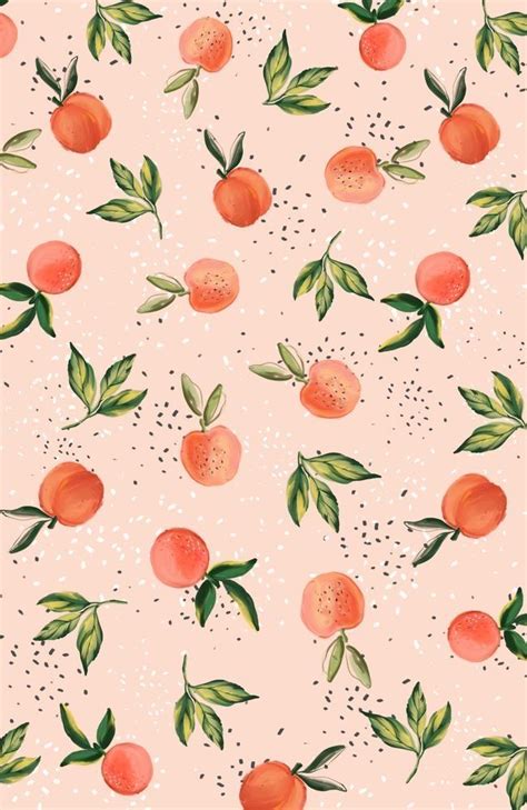 Summerrj Peach Wallpaper Fruit Wallpaper Pretty Wallpapers
