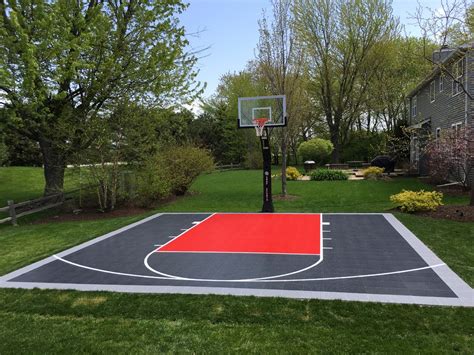 26x26 Snapsports Backyard Basketball Court Residential Outdoor