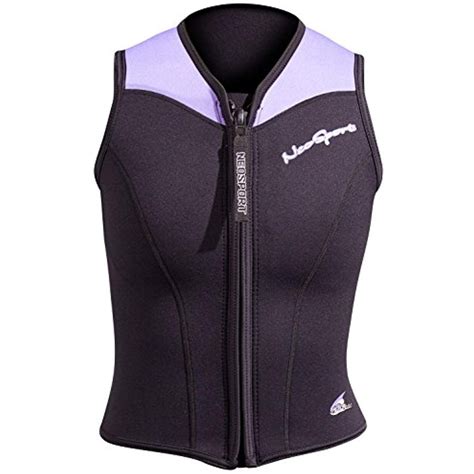 Neo Sport Mens And Womens Front Zipper Wetsuit Vest 25mm 4 Way