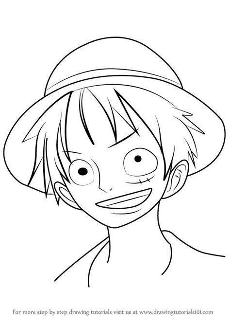 Kumpulan Sketsa One Piece Mudah Dan Keren Pikipo