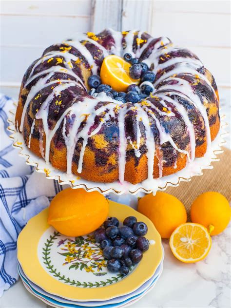 Easy Blueberry Lemon Bundt Cake Video Tatyanas Everyday Food