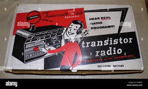 Vintage Remco Radiocraft Transistor Radio Kit 8370806268 Stock Photo