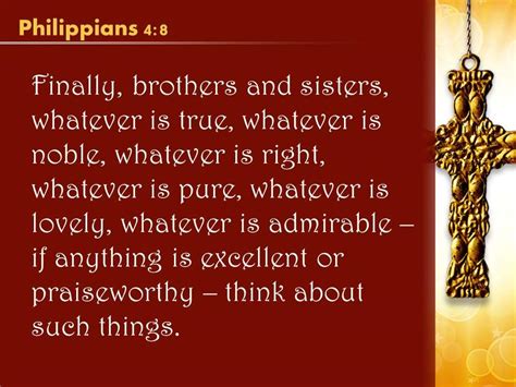 0514 Philippians 48 Finally Brothers And Sisters Powerpoint Church