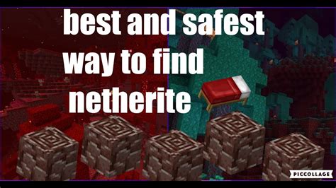 Minecraft Best And Safest Way To Mine For Netherite Youtube