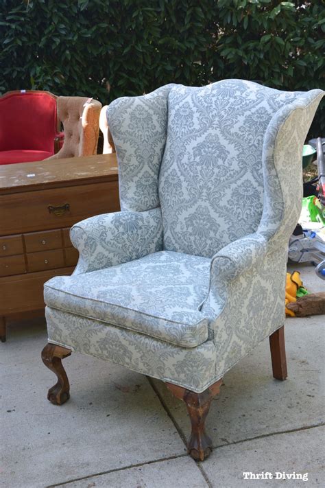 How To Reupholster A Wingback Chair Step By Step Video Tutorials