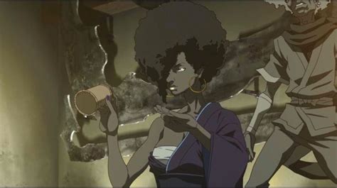 Pin By Potty Mouth On 黒い女の子アニメ Black Girl Anime Afro Samurai Anime