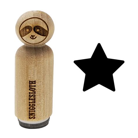 Star Shape Excellent Rubber Stamp For Scrapbooking Crafting Stamping