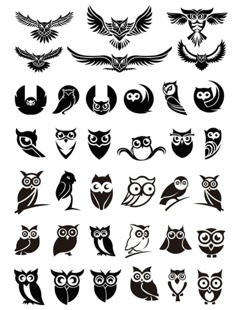 Owl Vector Logo Template Free Vector Download Free Vector