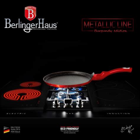 Tigaie De Clatite 25 Cm Burgundy Metallic Line Berlinger Haus BH 1272N