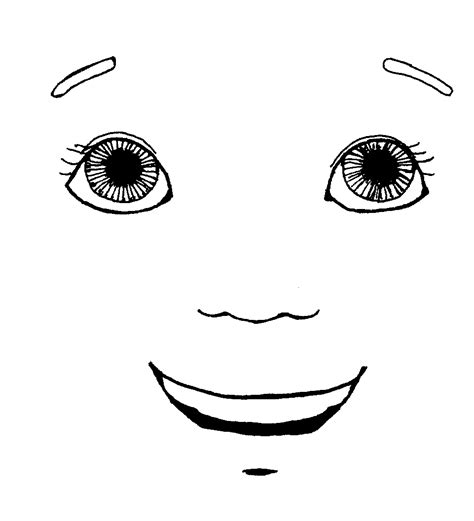 Smiley Face Black And White Kid Face Clipart Black And White Free