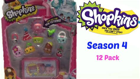 Shopkins Season 4 12 Pack Review Petkins Toy Mania Tv Youtube