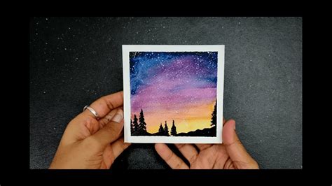 Mini Watercolor Painting Miniature Painting Step By Step Tutorial