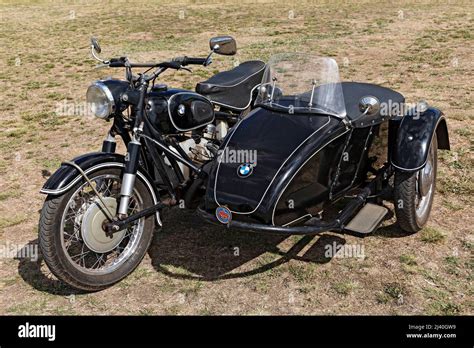 Motorcycles Australia Vintage Black Bmw Motorcycle With Sidecar In