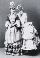 (1874) Infanta Eulalia leaning against Infanta Isabel | Grand Ladies | gogm