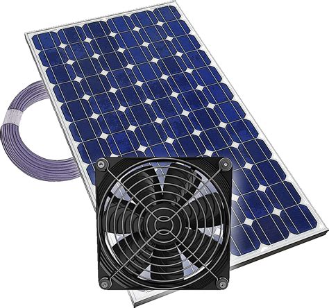 Greenhouse Fan Solar Axial 12v Amazonde Home And Kitchen
