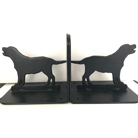 Vintage Black Lab Dog Bookends A Pair Chairish