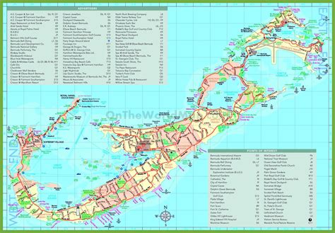 Map Of Bermuda Tourist Attractions Best Tourist Places In The World
