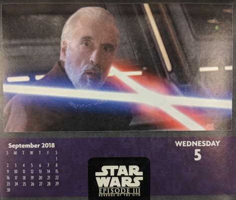 When Someone Says You Star Wars Daily Calendar Isnt A Meme Prequelmemes