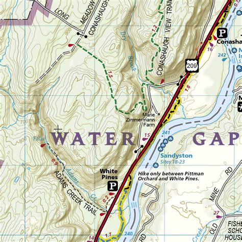 Delaware Water Gap Trail Map Maps For You