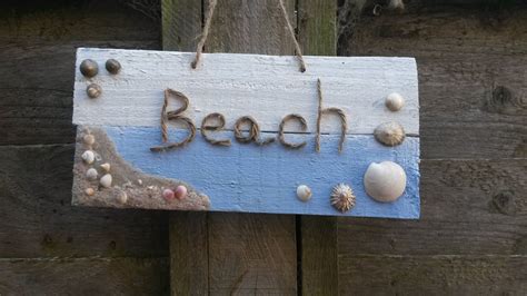 Beach Sign Beach Decor Rustic Beach Sign Wood Sign Wooden Wall Art