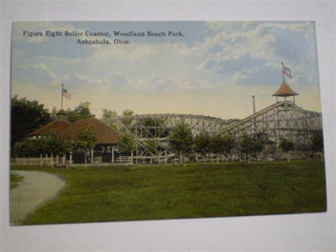 Roller Coaster Woodland Beach Amusement Park Ashtabula 21624799