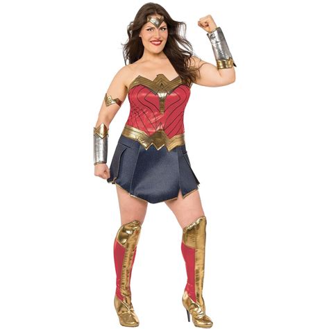 Wonder Woman Deluxe Adult Costume Plus Size Big W