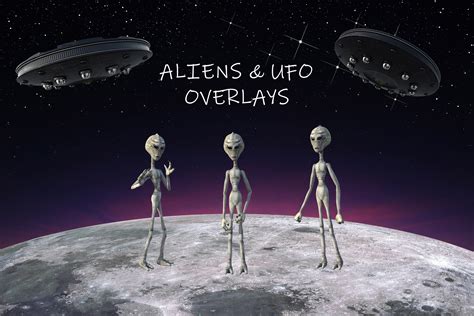 Alien And Ufo Overlays Separate Png Files High Resolution Etsy Uk