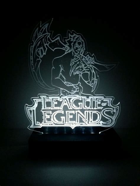 Luminária Em Acrílico League Of Legends Elo7 Produtos Especiais