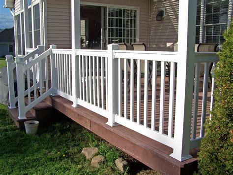 Vinyl Porch Railings Different Types Teamns Info Get In The Trailer