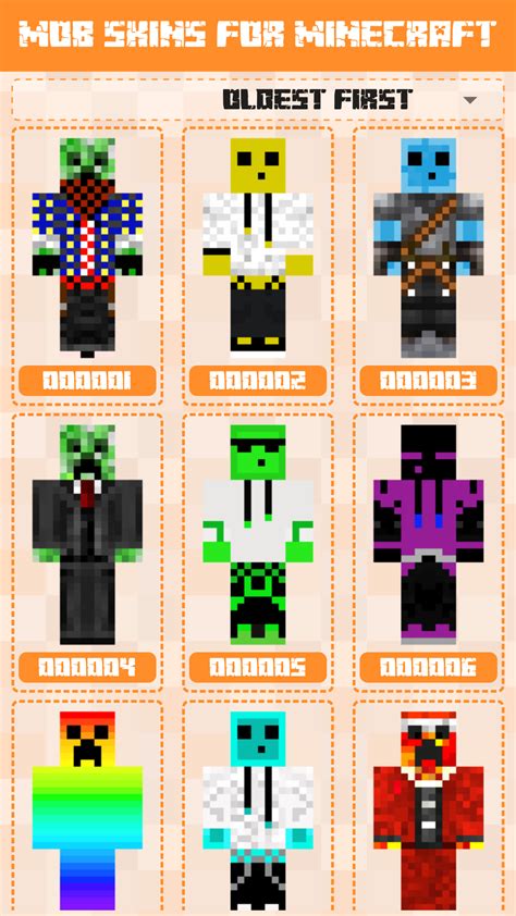 Mob Skins For Minecraft Peappstore For Android