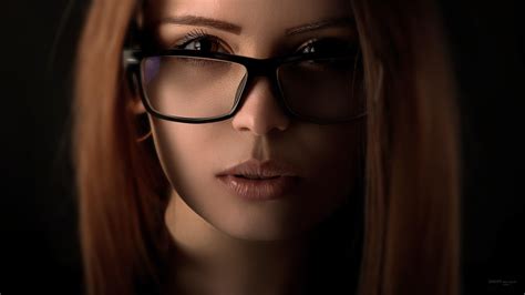 Wallpaper Face Black Model Women With Glasses Sunglasses Closeup