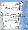 Clinton County NY Map