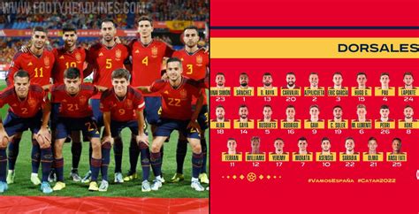 Pedri 26 Gavi 9 Spain 2022 World Cup Shirt Numbers Announced