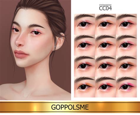 Goppols Me On Tumblr Gpme Gold Eyeshadow Cc 04 Download At Goppolsme