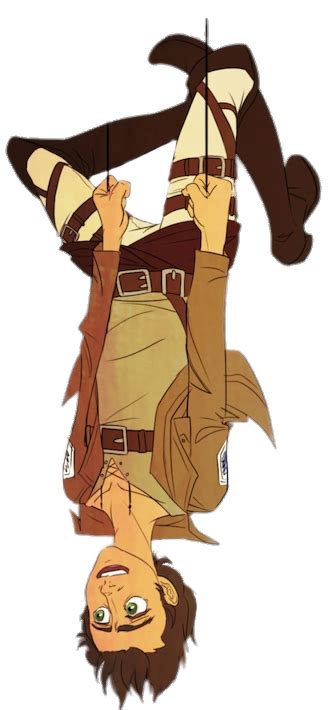 Frontal attack yellow fist transparent png. Check out this transparent Eren Yeager upside down PNG image