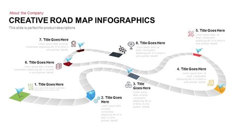 Creative Road Map Infographics Powerpoint Keynote Template Slidebazaar