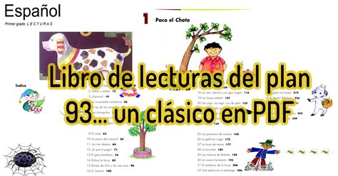 Libro De Lecturas De Primer Grado Paco El Chato Completo