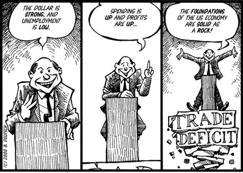 Presumptuous Politics Trade Deficit Cartoons