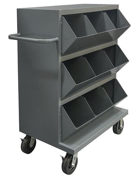 Durham Msb9 2036 95 Mobile Storage Bin Cart With 9 Compartments Amazon