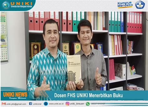 Dua Dosen Fhs Uniki Menerbitkan Buku Universitas Islam Kebangsaan