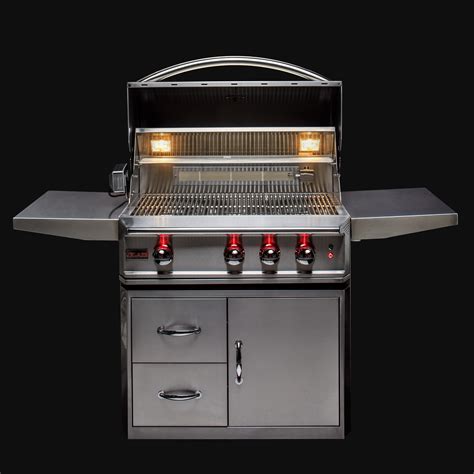 Blaze Professional Lux 34 Inch 3 Burner Built In Gas Grill With Rear