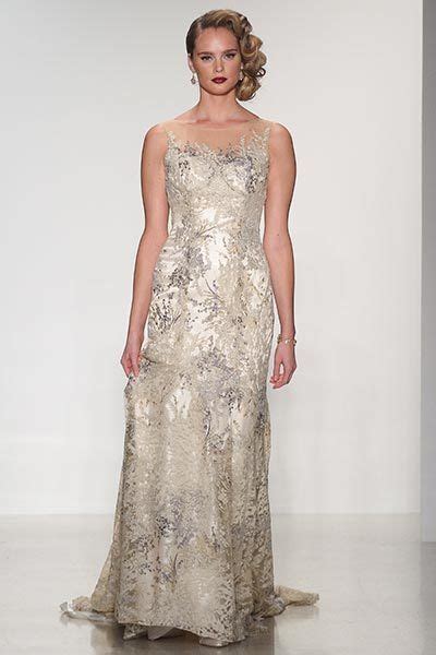 20 metallic wedding gowns for bride who crave that wow factor huffpost life