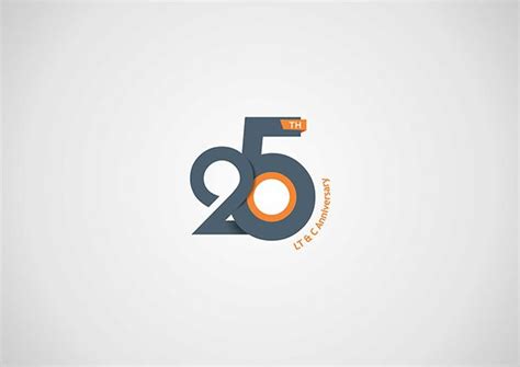 25th Anniversary Logo Design On Inspirationde Anniversary Logo Logo