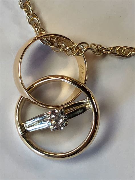 The science may have been debunked, but that idea of a vena amoris, or a love vein, holds strong today, which is the reason why when your. wedding rings to wear as pendant | R H Weber Jewelry, LLC
