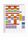 Student Schedule - 9+ Examples, Google Docs, Word, Pages, How To Make, PDF
