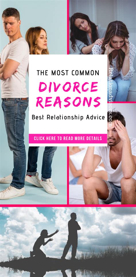 Most Common Reasons For Divorce Relationadvisors Divorce Marriage