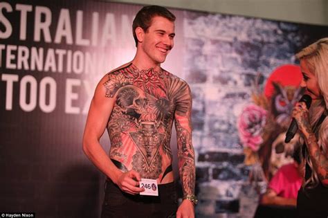Charlotte würdig hat sich ein neues tattoo stechen lassen. Tattoo enthusiasts gathered in Sydney for The Australian ...