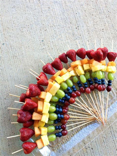 Marlos Rainbow Fruit Kabob Was A Huge Hit With Her Classmates